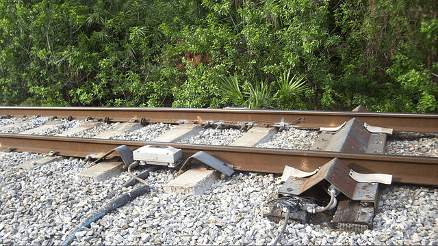 Image of a rail-side hot-box detector for detecting high wheel bearing temperatures